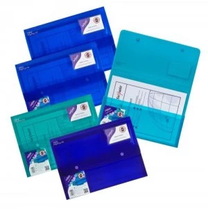 Snopake Polyplus Heavy Duty Wallet File A4 Astd PK5