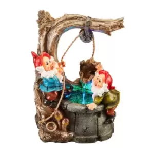 Garden Gear Serenity Gnome Wishing Well Water Feature