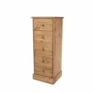 Cotswold 5 Drawer Narrow Chest