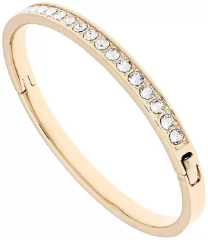 Ted Baker Womens Clemara Hinge Swarovski Crystal Bangle - Gold/Crystal - Rose Gold