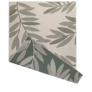 Duo Weave Indoor/Outdoor Rug Trailing Leaves Green 170 X 120Cm