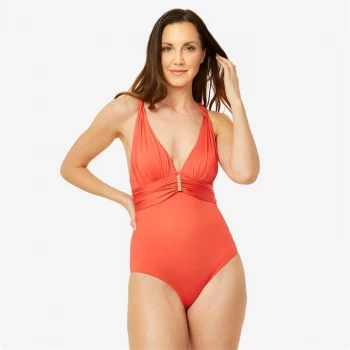 Biba Biba Sophia X Back Swim Suit Womens - Coral