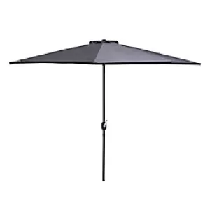 Outsunny Parasol 84D-008GY Metal, Polyester Grey