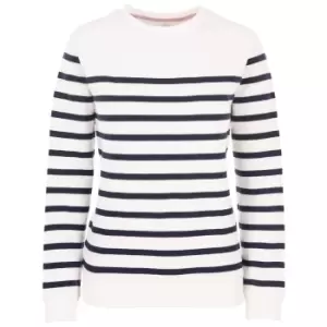 Trespass Womens Chloe Sweatshirt (S) (White/Navy)