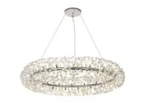 Pendant 36 Light G9 Polished Chrome, Crystal, Item Weight: 19.4kg