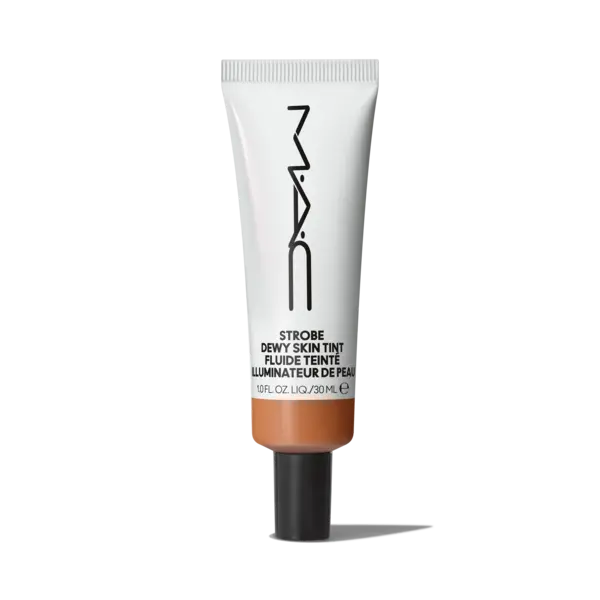 MAC Cosmetics UK Strobe Dewy Skin Tint - Tinted Moisturiser - Lightweight, 8 Hour Long Wear In Deep 3, Size: 30ml