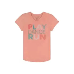 Reebok Logo T-Shirt Junior Girls - Pink