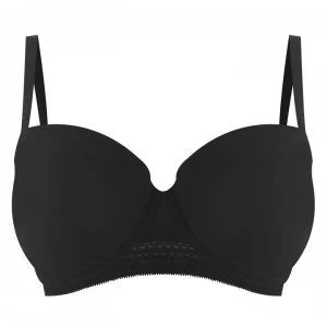 DKNY Cotton Balconette Bra - Black B7P