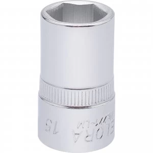 Elora 1/2" Drive Hexagon Socket Metric 1/2" 15mm