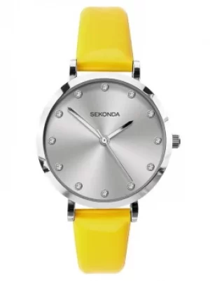 Sekonda Ladies Neon Yellow Strap Watch 40010