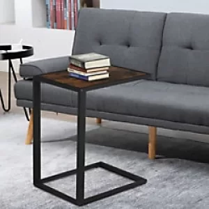 HOMCOM Side Table 833-194BN 635 x 508 x 0 Brown