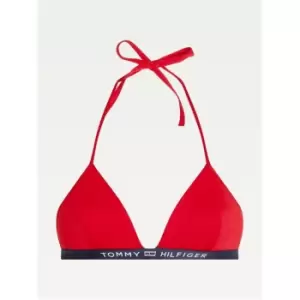 Tommy Hilfiger Logo Bikini Top - Red