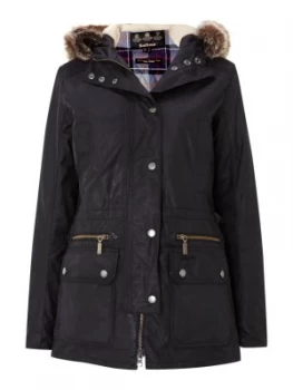 Barbour Kelsall waxed jacket Black