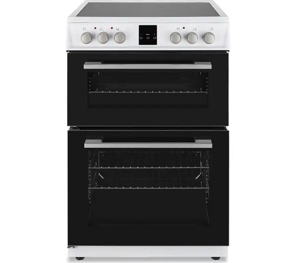 Montpellier MDOC60FW 60cm Electric Ceramic Cooker - White 5060617983344