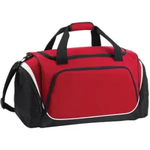 Quadra Pro Team Holdall / Duffle Bag (55 Litres) (One Size) (Classic Red/Black/White) - Classic Red/Black/White