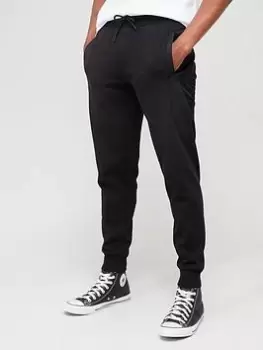 Calvin Klein Mix Media Joggers - Black, Size XL, Men