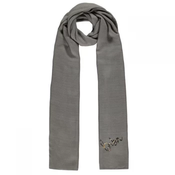 Biba Womens Plain Scarf - Grey