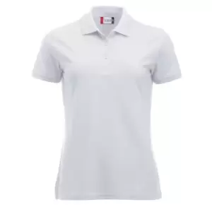 Clique Womens/Ladies Manhattan Polo Shirt (S) (White)