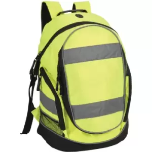 Shugon Hi-Vis Rucksack / Backpack - 23 Litres (One Size) (Hi-Vis Yellow)