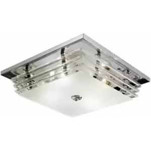 ONTARIO chrome ceiling light 4 bulbs