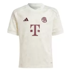 adidas Bayern Munich Third Shirt 2023 2024 Juniors - White