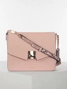 Luella Grey Vivienne Molten Square Clasp Crossbody - Blush, Pink, Women