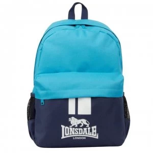 Lonsdale Pocket Backpack - Navy/Blue