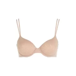 Calvin Klein Marquisette Lightly Lined Demi Bra - Pink