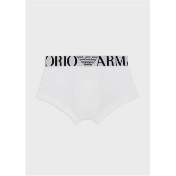 Emporio Armani MG Logo Trunks White Size L Men