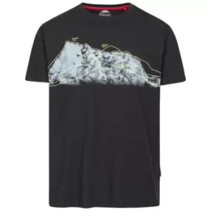 Trespass Mens Cashing Short Sleeve T-Shirt (L) (Black)