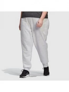 Adidas Badge Of Sport Fleece Pants - Light Grey Heather