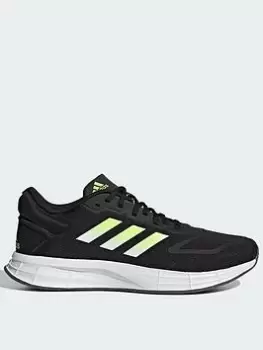 adidas Duramo 10, Black/Yellow, Size 12, Men