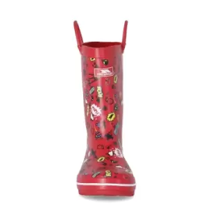 Trespass Childrens/Kids Apolloton Wellington Boots (2 UK Child) (Red)