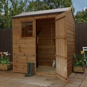 Mercia Pressure Treated Reverse Apex Shed - 6' x 4'