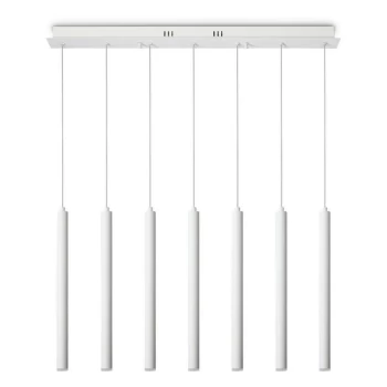 Ideal Lux Lighting - Ideal Lux LED Decorative Straight Bar Pendant White, 3000K