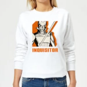 Star Wars Rebels Inquisitor Womens Sweatshirt - White - M