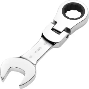 Draper Hi-Torq Stubby Flexible Head Ratchet Combination Spanner 19mm