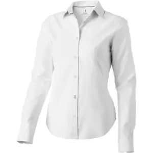 Elevate Vaillant Long Sleeve Ladies Shirt (XS) (White)