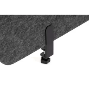 Desk Sculpo with metal clamps, Dark Grey, 120 x 40 cm