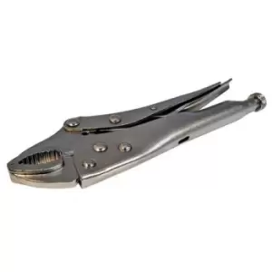 Silverline (PL105) Self Locking Pliers 180mm Curved