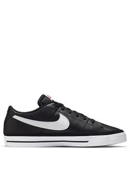 Nike Court Legacy Leather - Black/White, Size 6, Men