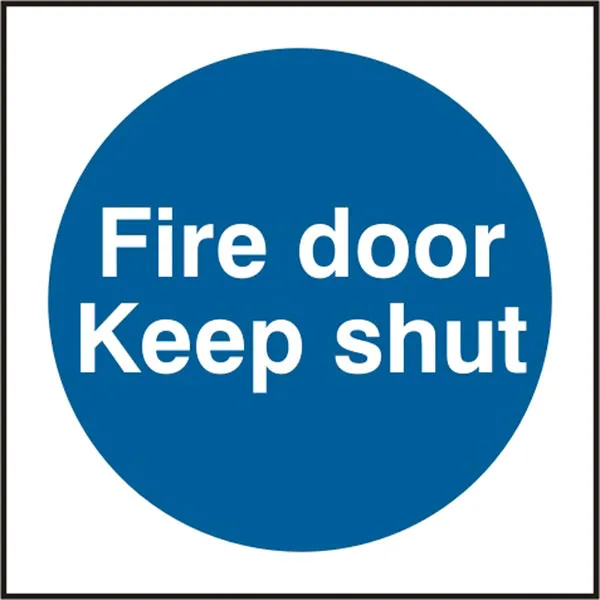 Beeswift B-Safe Fire Door Keep Shut Sign BSS11324 BESWBSS11324