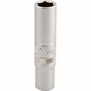 Draper 1/4" Drive Polished Finish Deep Hexagon Socket Metric 1/4" 8mm