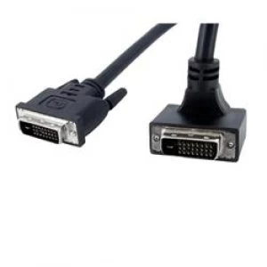 StarTech.com 6ft 90 Degree Down Angled Dual Link DVI-D Monitor Cable - M/M