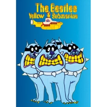 The Beatles - Yellow Submarine Bull Dogs Postcard