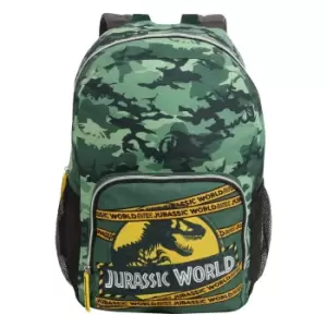 Jurassic World Girls Camouflage Backpack (One Size) (Forest Green)