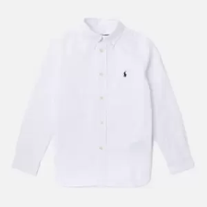 Polo Ralph Lauren Boys Slim Fit Shirt - White - 14 Years