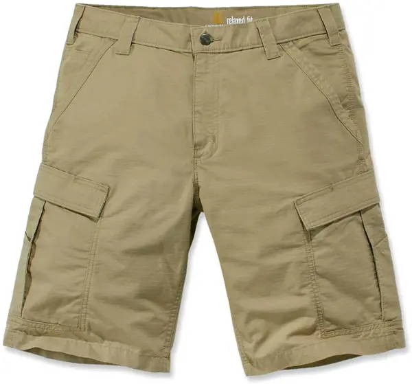 Carhartt Force Broxton Cargo Shorts, green-brown, Size 42