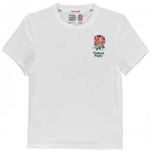 RFU Poly T Shirt Junior Boys - White