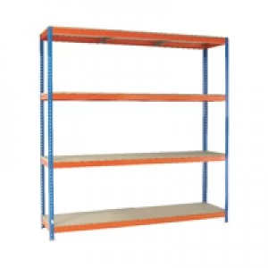 Slingsby VFM OrangeZinc Heavy Duty Painted Shelving Unit 379235